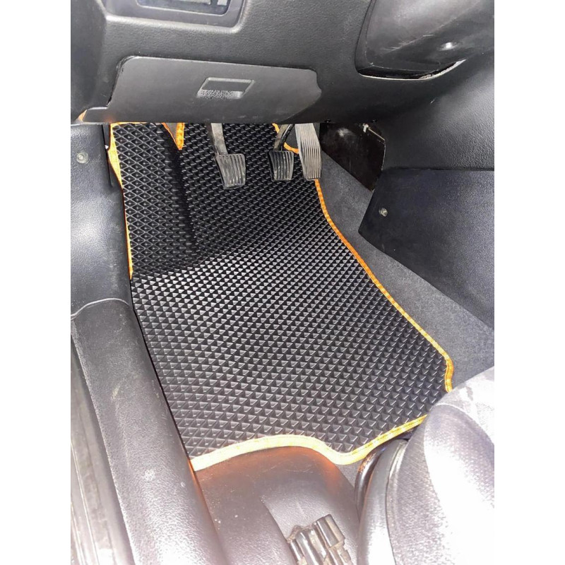 Килимки Салону Eva Volkswagen Passat B5, Фольтсваген Пассат Б5 1996-2005 (4 килимка і тунель між задніми, багато кольорів Ева,