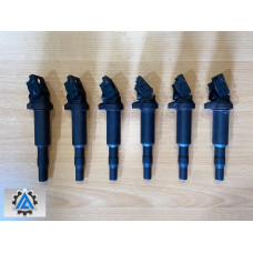 Катушка зажигания BMW 1 1 (E81, E87, E88, E82) 3.0 BENZ 2006- 0221504467 0221504470 (БМВ 1, Баварский моторный