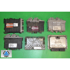 Блок управління двигуном ЕБУ Audi 80 B4 0261200735, 8A0907311B мізки ауді 80 б4 (Ауді 80, Ауді 80 Б4)